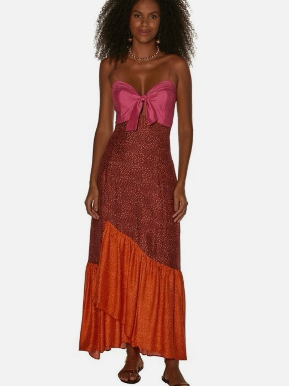 ViX Paula Hermanny Piper Bia Maxi Dress NWT $398 MSRP Medium
